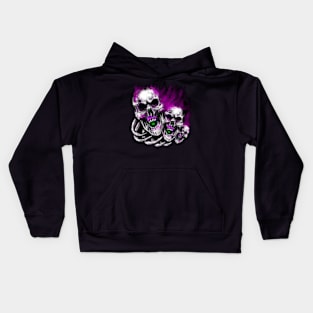 Spectral Skulls Popart Kids Hoodie